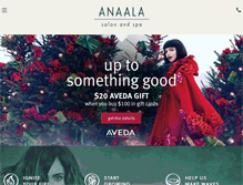 Tablet Screenshot of anaala.com